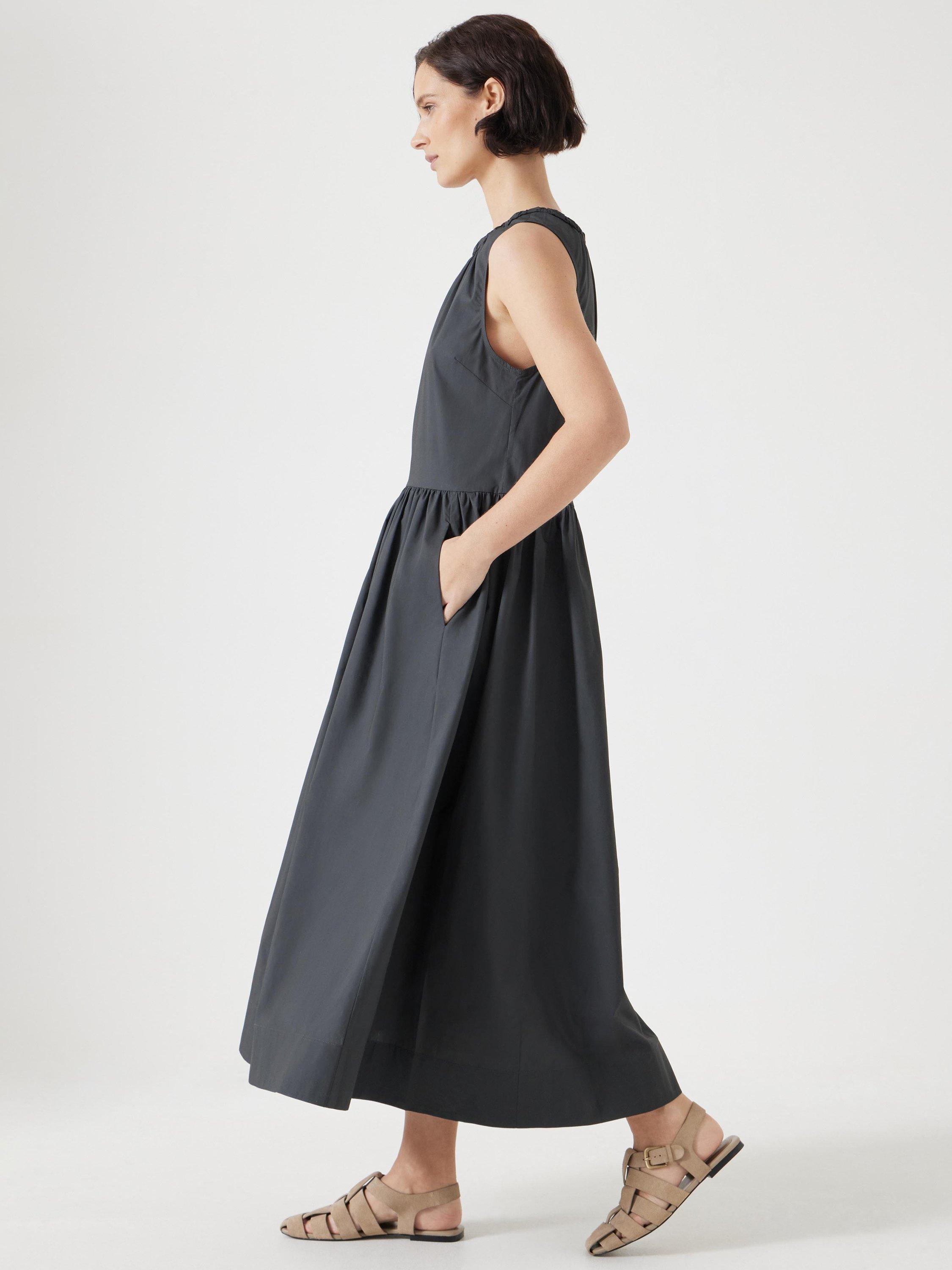Product image 5 of 5, which shows HUSH Sleeveless Maxi Dress, Washed Black, 6R
