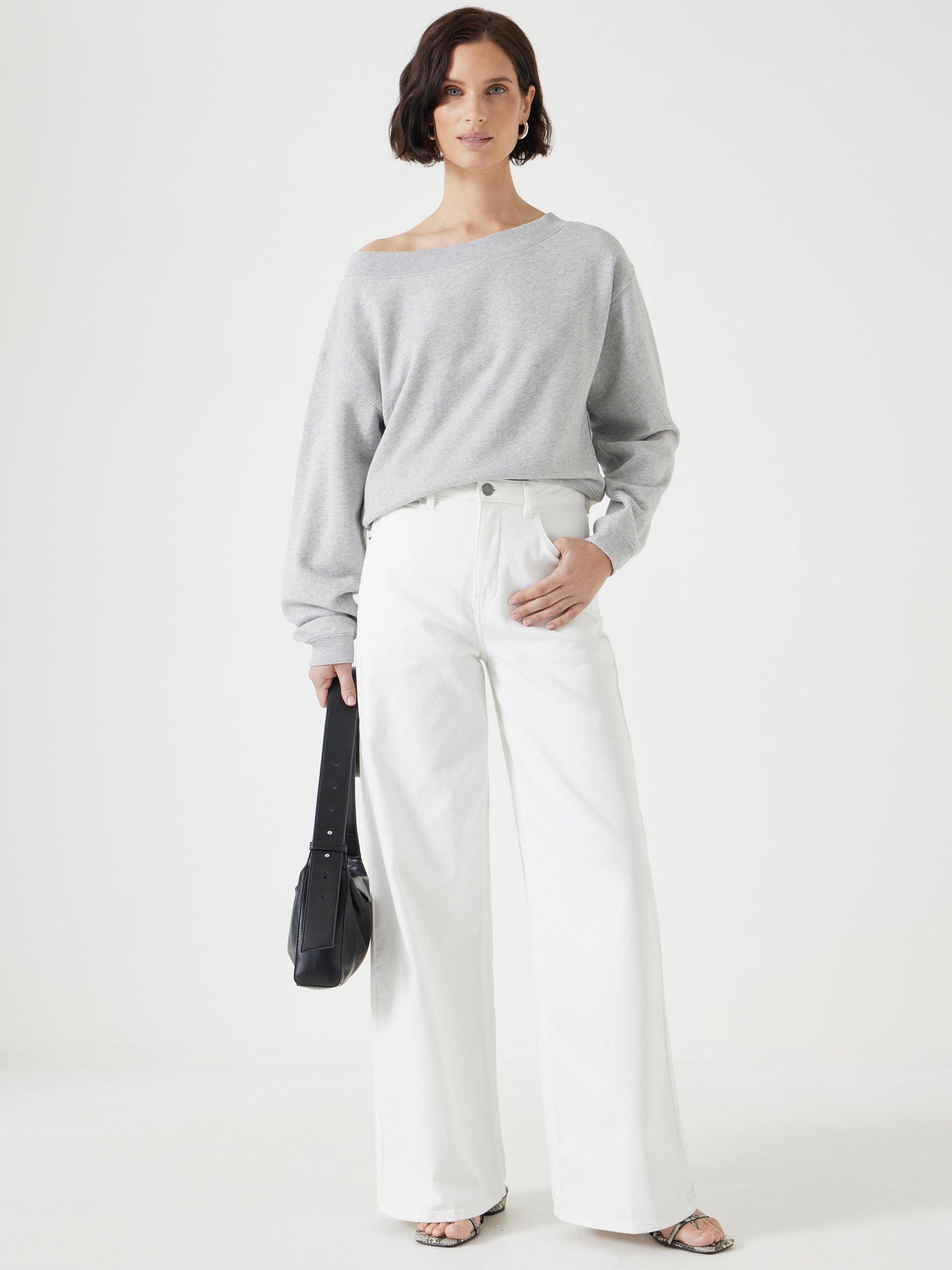 Product image 2 of 6, which shows HUSH Nessa Jeans, White, 10R