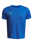 Under Armour Kids' Challenger Short Sleeved T-Shirt, Blue/Yellow
