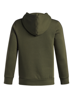 Under Armour Kids' Cotton Blend Oversized Hoodie, Marine Green/Black - view 2, Marine Green/Black