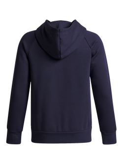 Under Armour Kids' Cotton Blend Flamin Hoodie, Navy - view 2, Navy