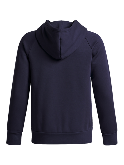Under Armour Kids' Cotton Blend Flamin Hoodie, Navy - view 2, Navy
