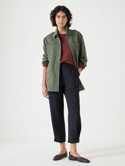 HUSH Air Flow Trousers, Washed Dark Green - view 2, Black