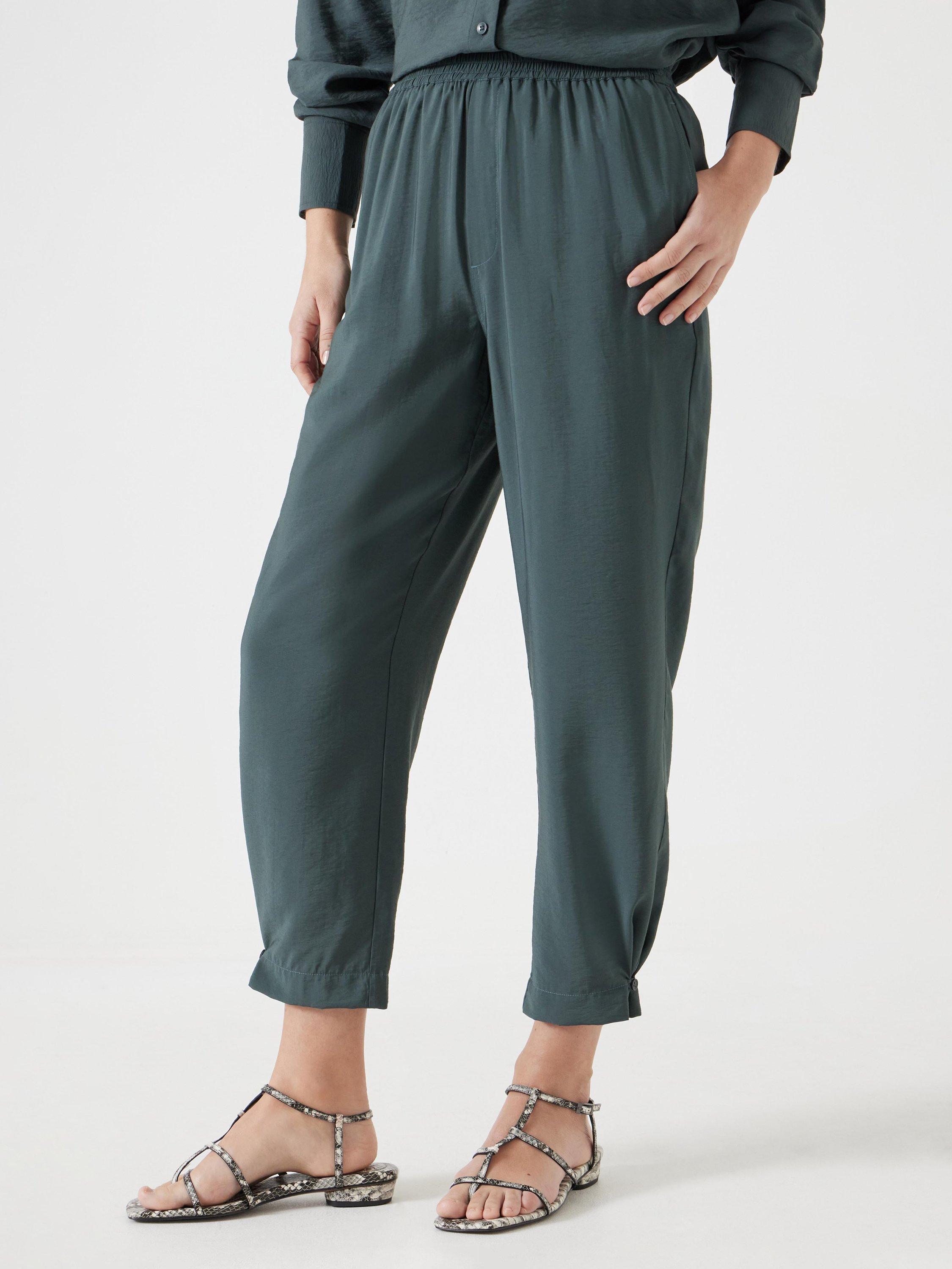 Product image 1 of 6, which shows HUSH Air Flow Trousers, Washed Dark Green, 4R