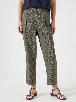 HUSH Tapered Trousers, Green/Multi, Green/Multi