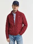 GANT Quilted Windcheater Jacket, Plumped Red