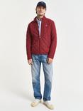 GANT Quilted Windcheater Jacket, Plumped Red