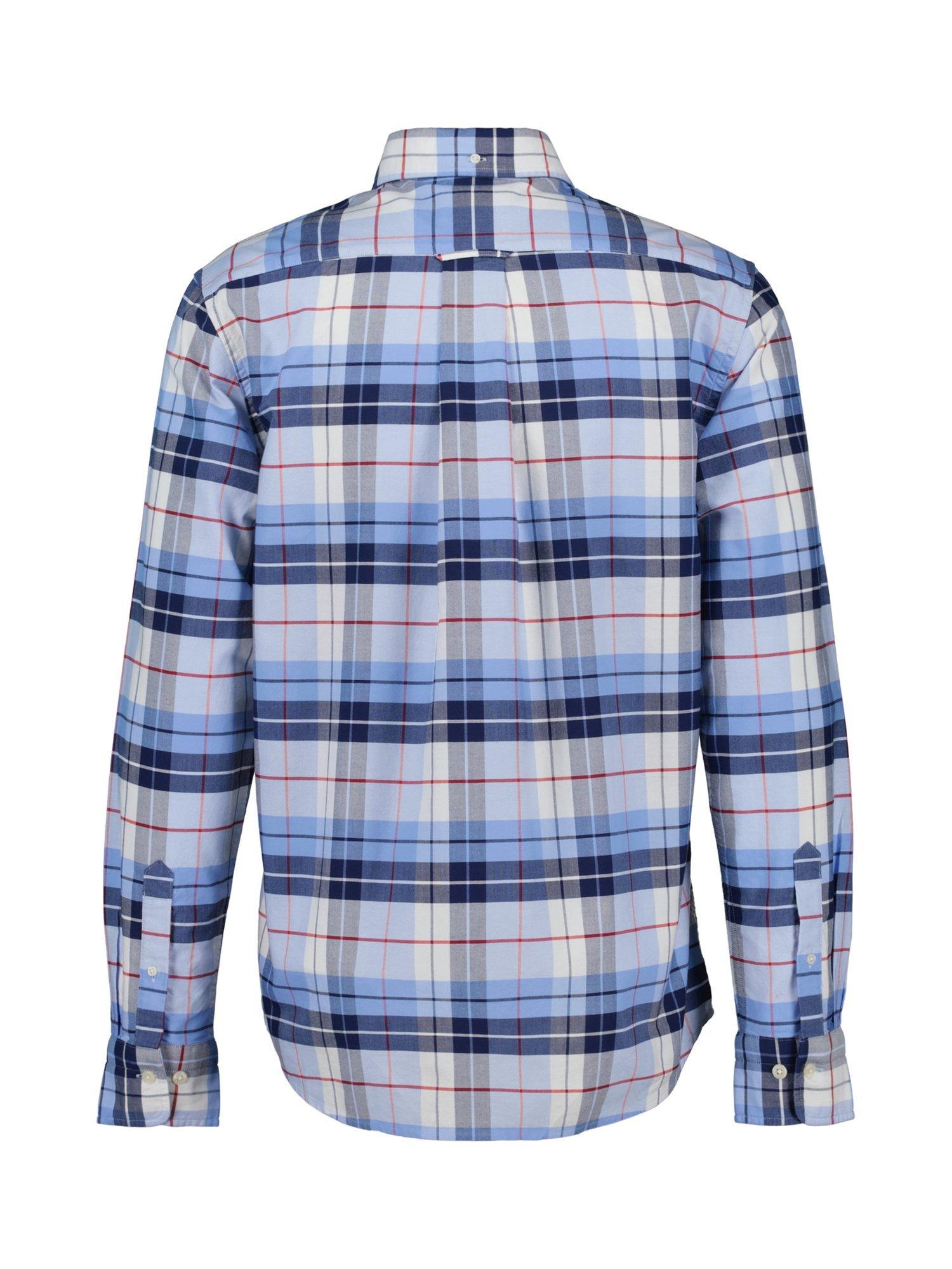 Product image 2 of 2, which shows GANT Cotton Check Oxford Shirt, Light Blue, S