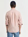 GANT Cotton Stripe Oxford Shirt, Orange Bronze