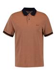 GANT Cotton Piqué 4-Stripe Polo Shirt, Deep Orange