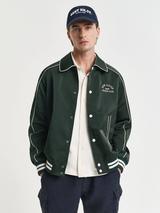GANT Varsity Jacket, Tartan Green