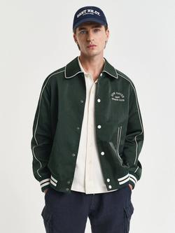 GANT Varsity Jacket, Tartan Green, Tartan Green