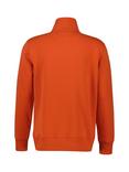 GANT Cotton Blend Shield Logo Half Zip Sweatshirt, Deep Orange