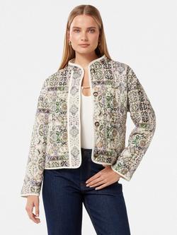 Forever New Astrid Quilted Liner Jacket, Multi, Multi