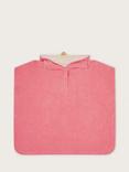 Monsoon Baby Flamingo Towel Poncho, Pink
