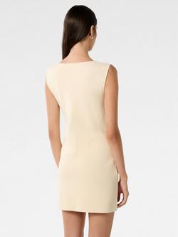 Forever New Mimi Hook & Eye Mini Dress, Double Cream - view 2, Double Cream