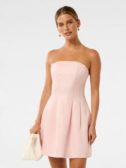 Forever New Petite Shayla Strapless Mini Dress, Ballet Slipper, Ballet Slipper