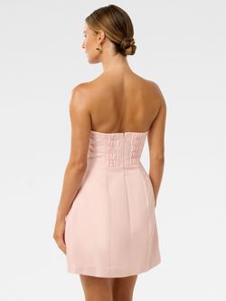 Forever New Petite Shayla Strapless Mini Dress, Ballet Slipper - view 2, Ballet Slipper