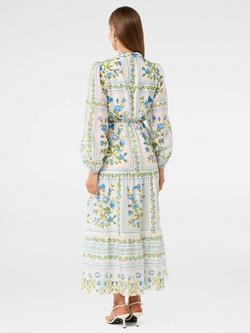 Forever New Tara Printed Midi Dress, Green/Multi - view 2, Green/Multi