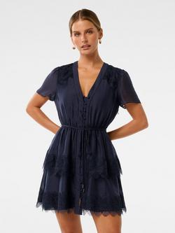 Forever New Petite Emmy Mini Dress, Navy, Navy