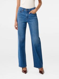 Forever New Skyla Straight Jeans, Mid Wash, Mid Wash