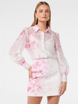 Forever New Blossom A-Line Mini Skirt, Pink/Multi, Pink/Multi