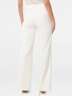 Forever New Kehlani Button Detail Wide Leg Trousers, Porcelain - view 2, Porcelain