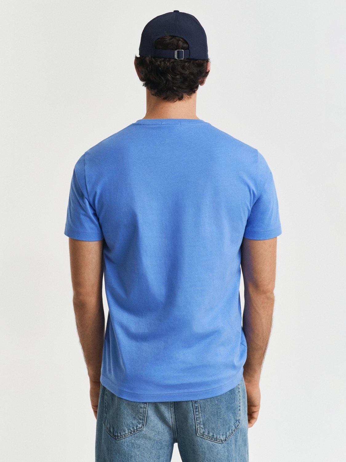 Product image 2 of 2, which shows GANT Shield Cotton T-Shirt, Perfect Blue, S