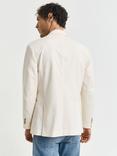 GANT Seersucker Slim Fit Suit Jacket, Cream