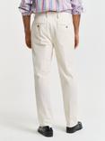 GANT Seersucker Slim Fit Suit Trousers, Cream