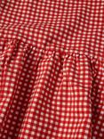 Polarn O. Pyret Kids' Gingham Sleeveless Dress, Red