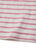 Polarn O. Pyret Kids' Cotton Breton Long Sleeve Top, Pink, Pink