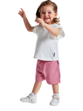 Polarn O. Pyret Kids' Broderie Top, White