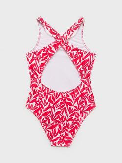 Mango Kids' Nature Swimsuit, Red - view 2, Red