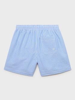Mango Kids' Stripe Swim Trunks, Medium Blue - view 2, Medium Blue