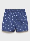 Mango Kids' Octopus Print Swimming Trunks, Navy