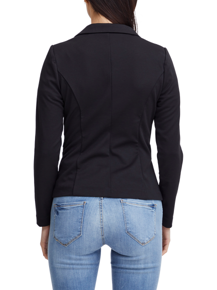 ICHI Kate Tailored Fit Blazer, Black - view 2, Black
