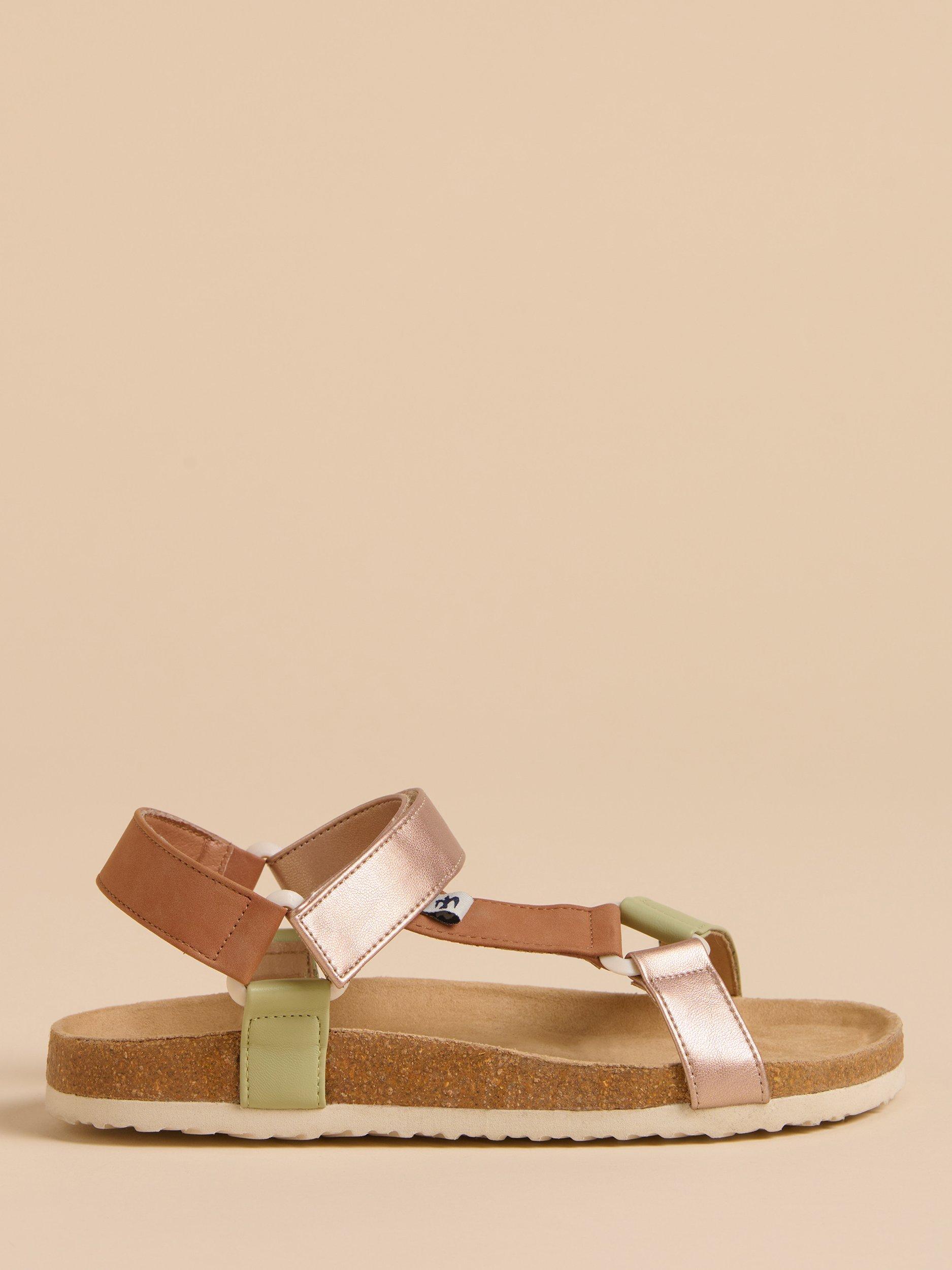 Product image 1 of 4, which shows Brakeburn Savanah Strappy Sandals, Multi, 3