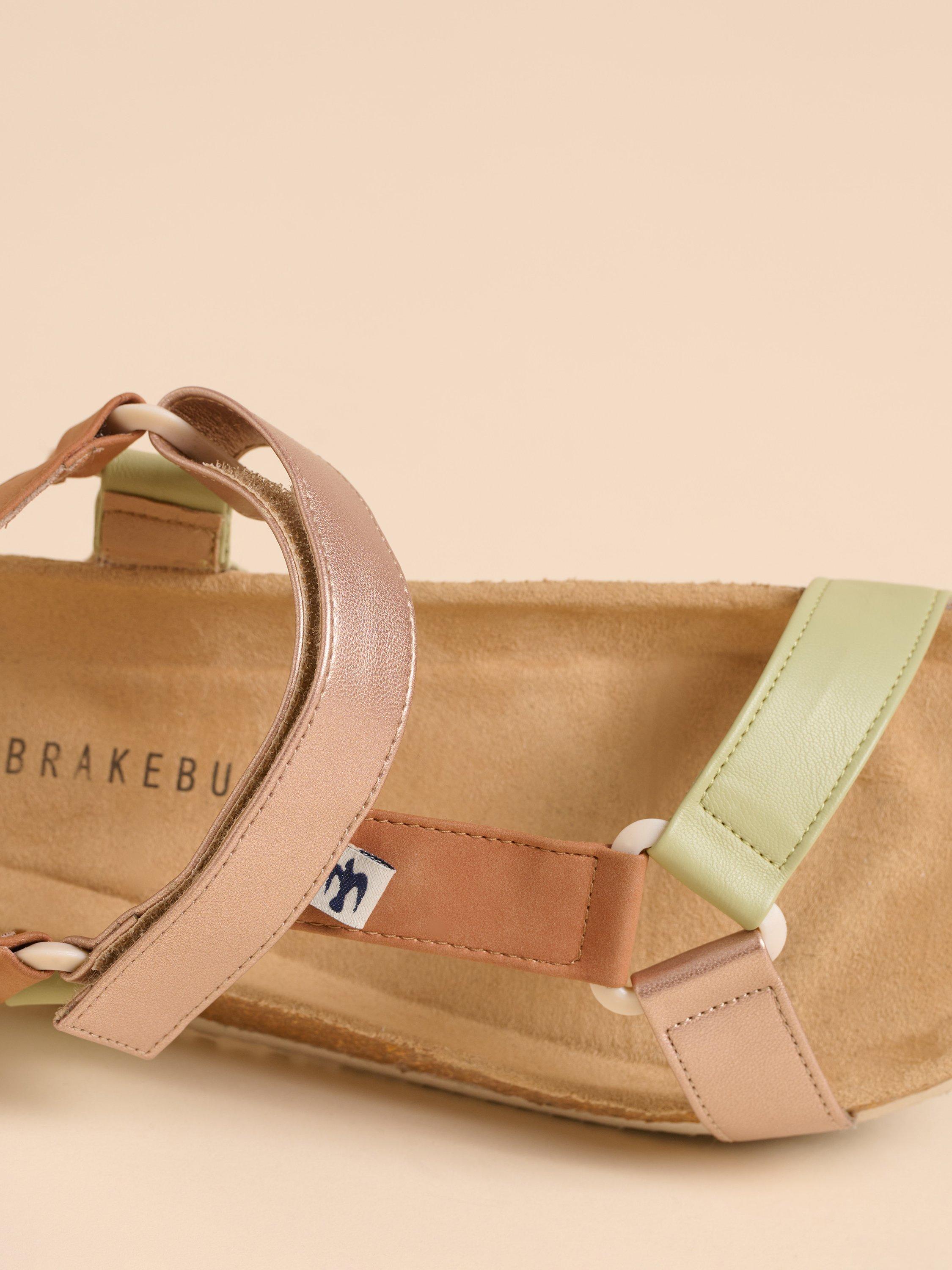 Product image 2 of 4, which shows Brakeburn Savanah Strappy Sandals, Multi, 3