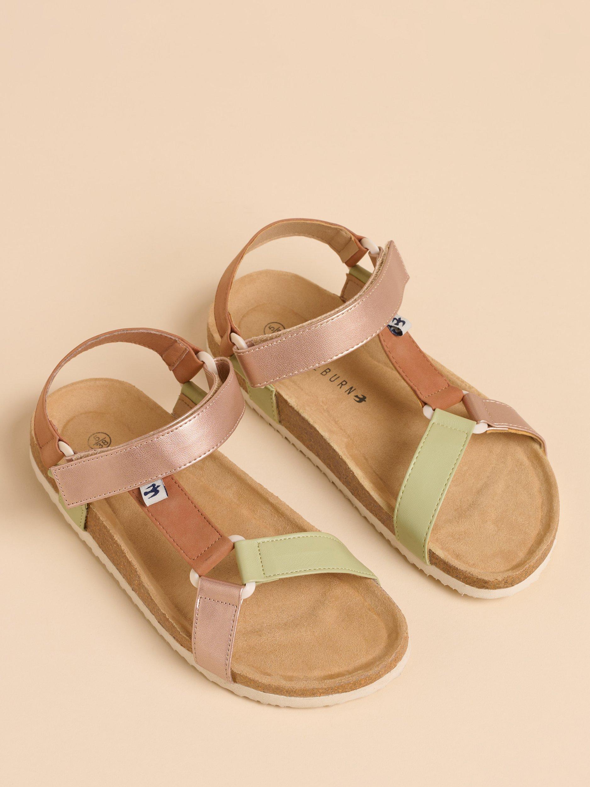 Product image 3 of 4, which shows Brakeburn Savanah Strappy Sandals, Multi, 3