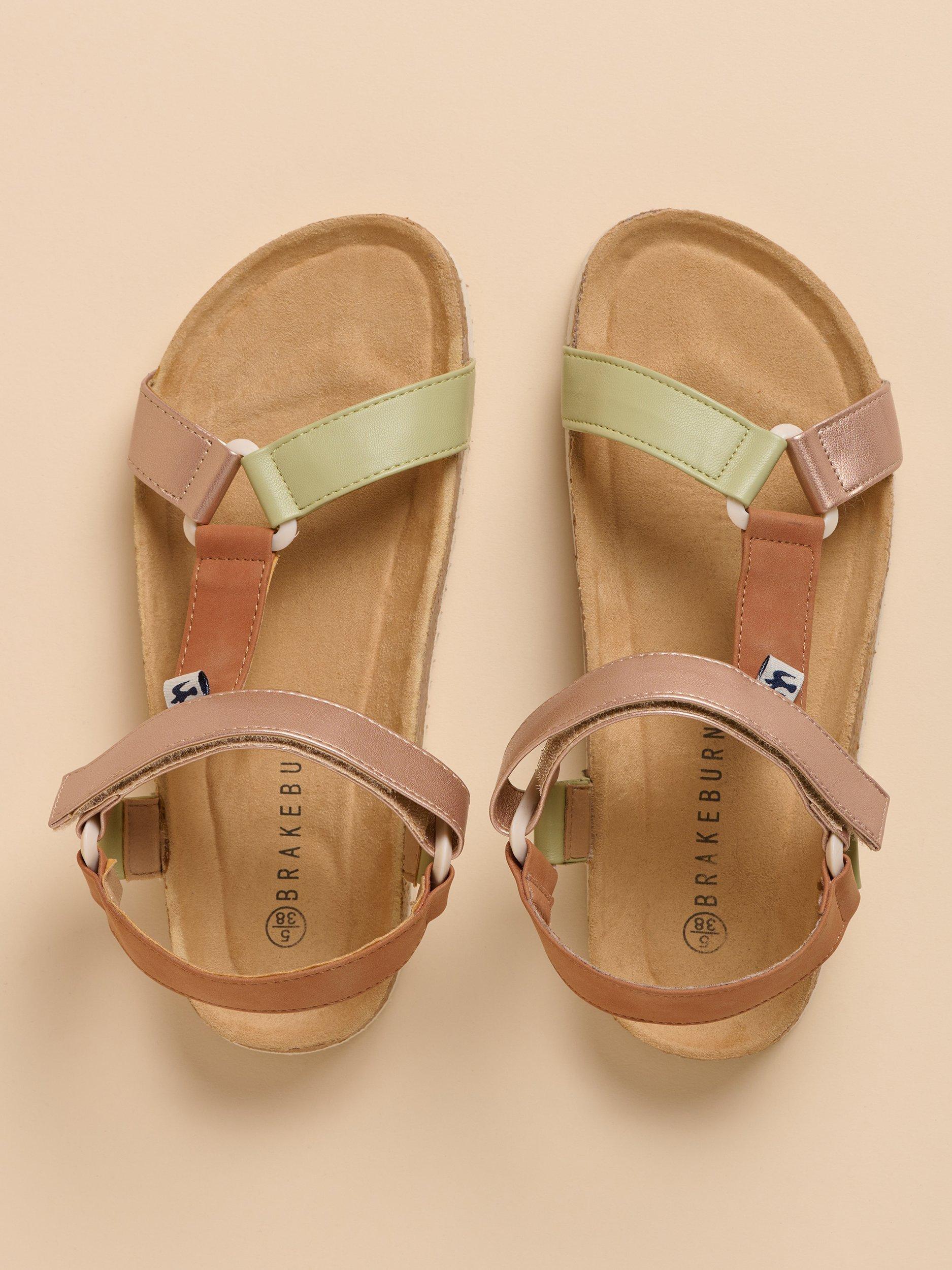 Product image 4 of 4, which shows Brakeburn Savanah Strappy Sandals, Multi, 3