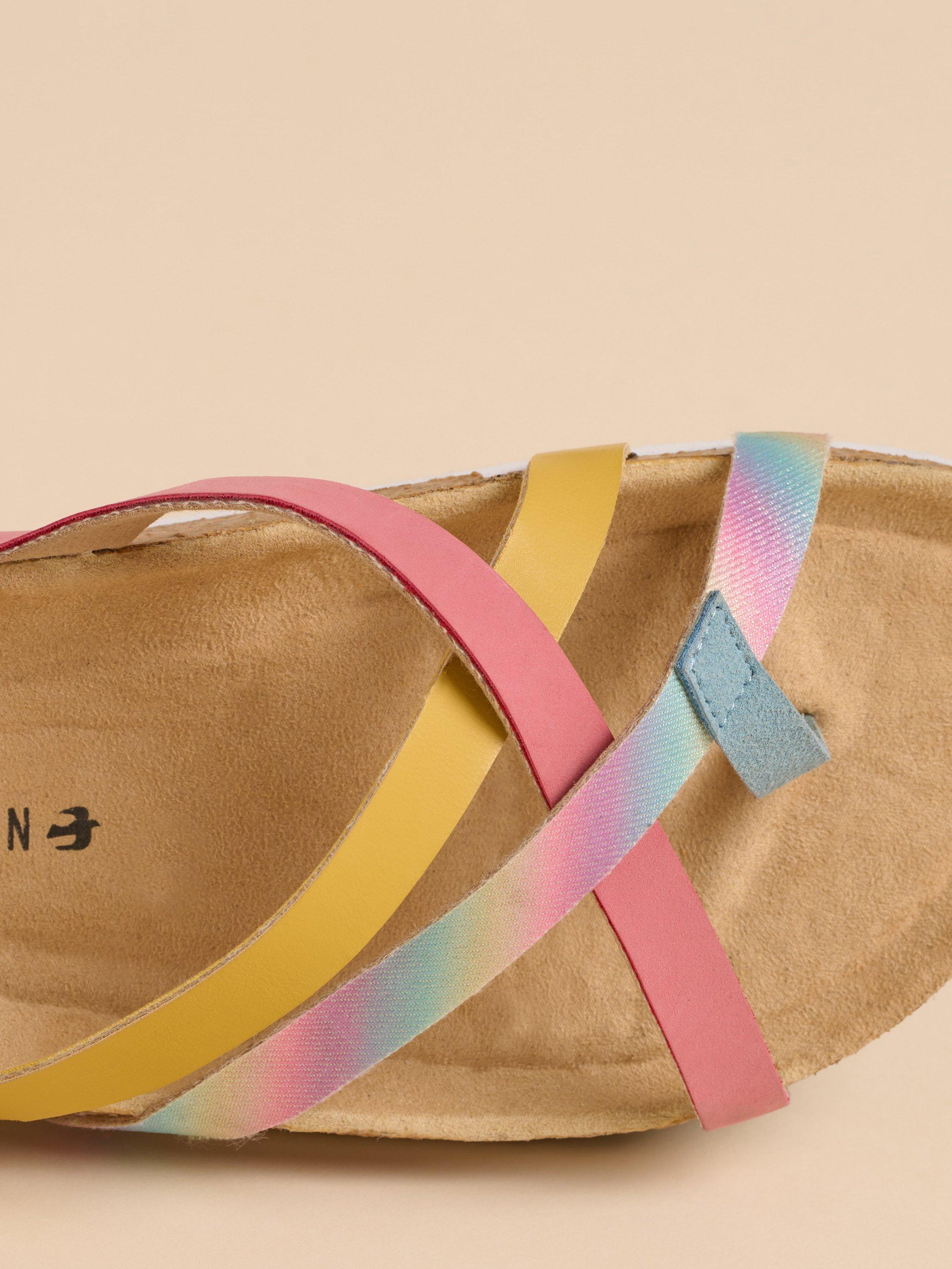 Product image 2 of 4, which shows Brakeburn Summer Strappy Sandals, Multi, 3