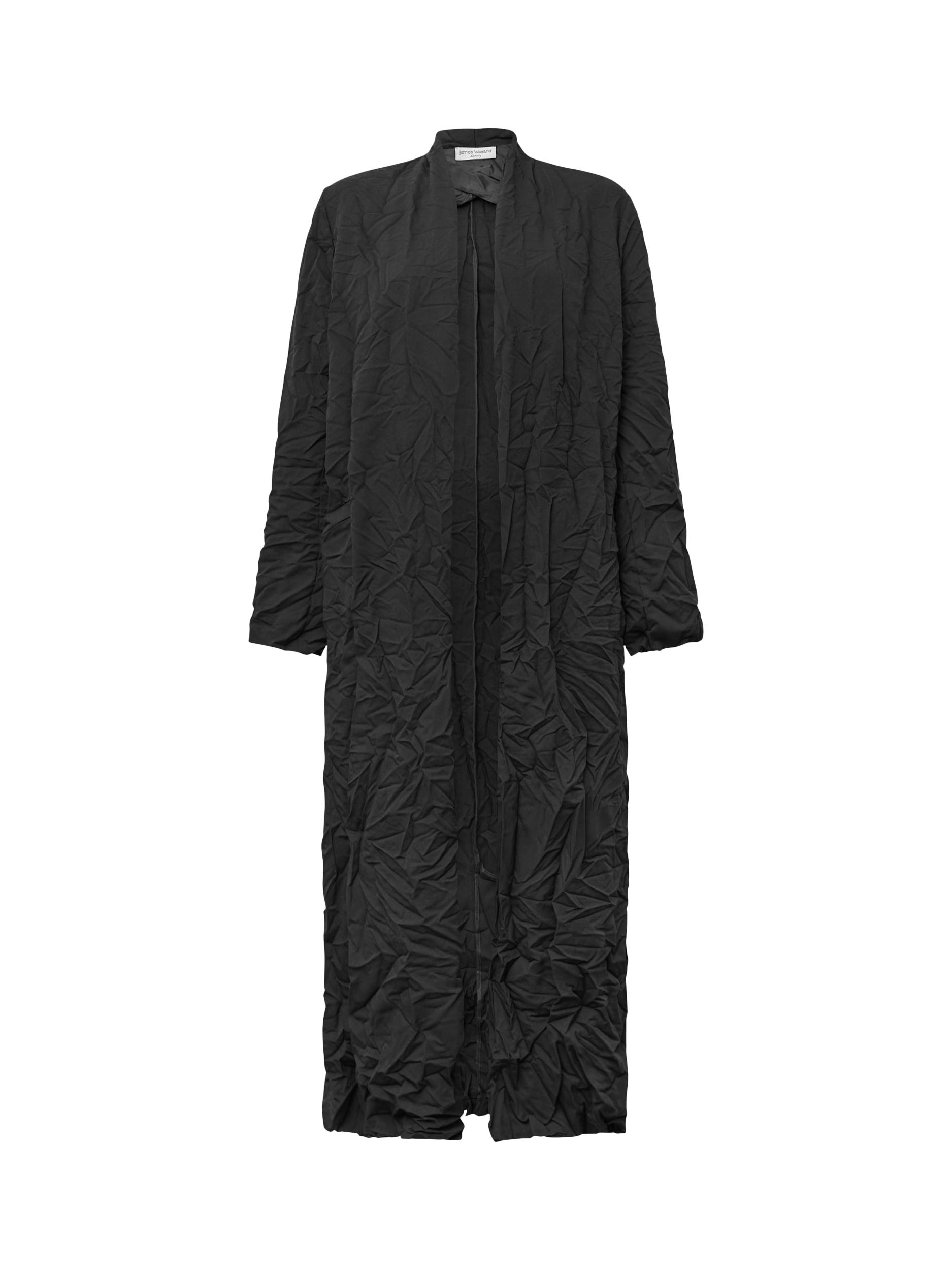 Product image 5 of 5, which shows James Lakeland Crinkled Long Cardigan, Black, 8