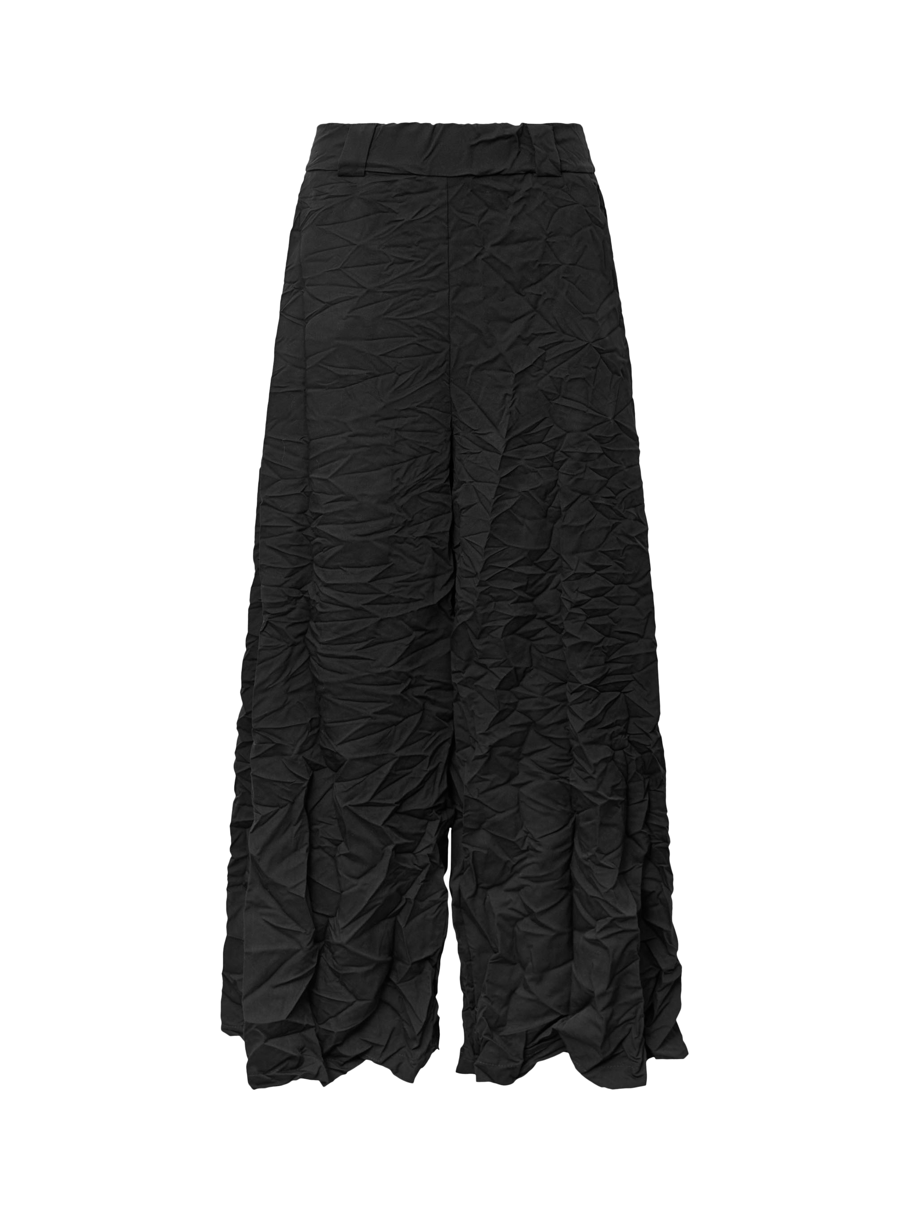 Product image 5 of 5, which shows James Lakeland Crinkled Trousers, Black, 8