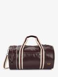Fred Perry Classic Barrel Bag, Oxblood/Ecru
