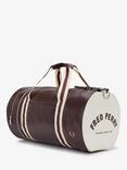Fred Perry Classic Barrel Bag, Oxblood/Ecru
