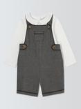 John Lewis Heirloom Collection Dungarees & Jersey Bodysuit, Multi