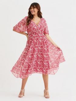 Scarlett & Jo Julie Batique Dress, Red/White, Red/White