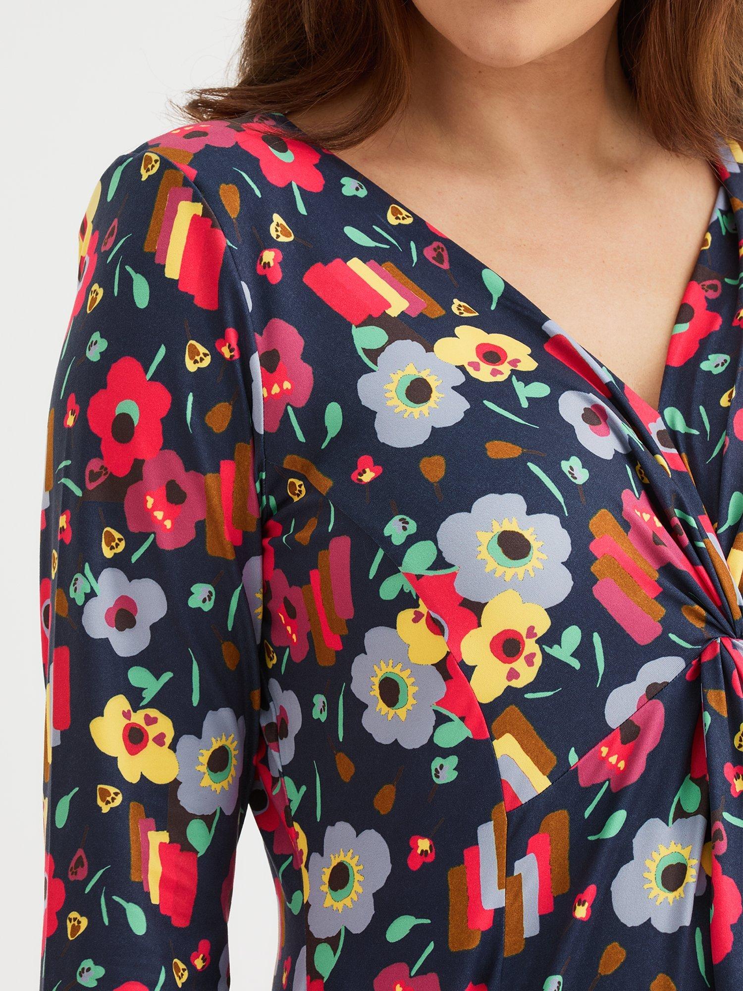 Product image 2 of 4, which shows Scarlett & Jo Claudia Harriet Floral Dress, Multi, 12