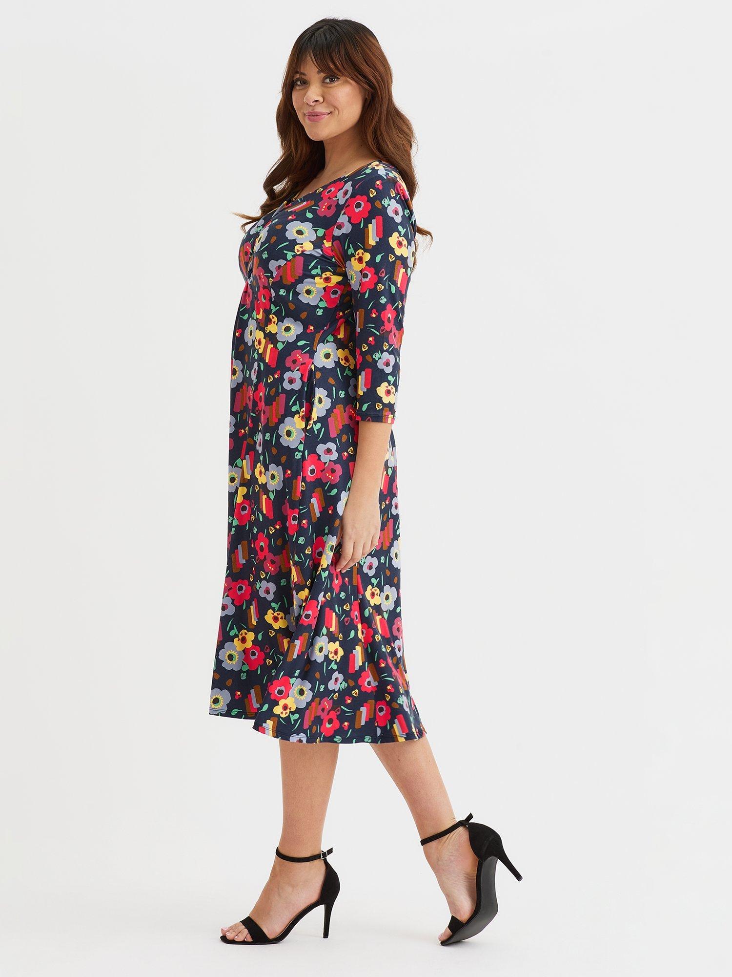 Product image 3 of 4, which shows Scarlett & Jo Claudia Harriet Floral Dress, Multi, 12